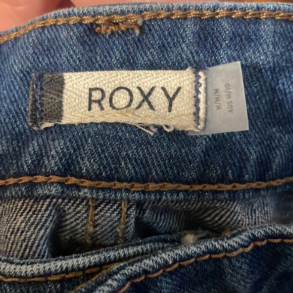 Roxy Denim Mini Skirt Size:M (10) - Picture 3 of 3